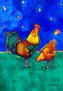 Gallo al amanecer