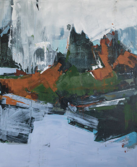 Hora WEI 1-3pm. Montañas flotantes Acrylic Canvas Landscaping