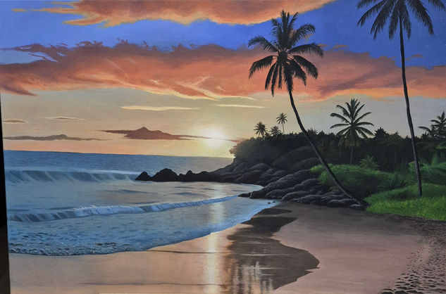 Maktub Acrílico Lienzo Paisaje