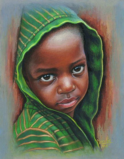 Colores de la Inocencia 13 Wax Card Portrait