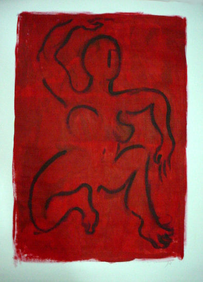 Caligrafía Acrílico Papel Desnudos