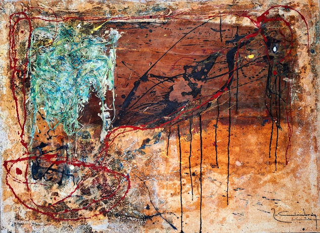 " Delirio" (2017). Mixed media Canvas Others