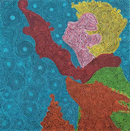 El Principito Acrylic Panel Figure Painting