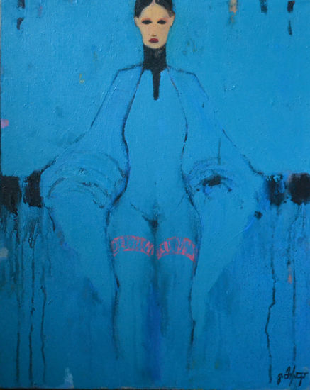 The Woman Acrílico Lienzo Desnudos