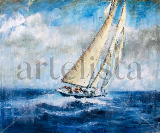 Velero 2025 Oil Canvas Marine Painting