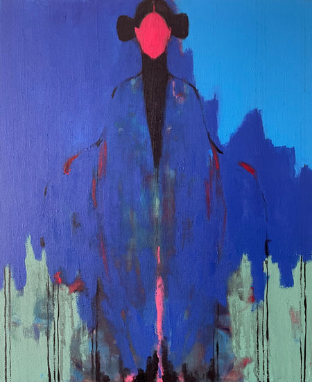 Alienation Mixed media Canvas Nude Paintings