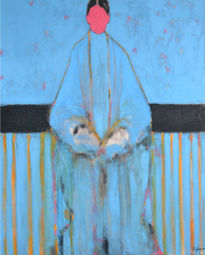 Alienation in sky Blue