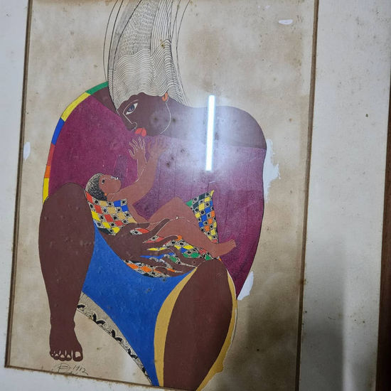 Mujer madre Others Canvas Figure Painting