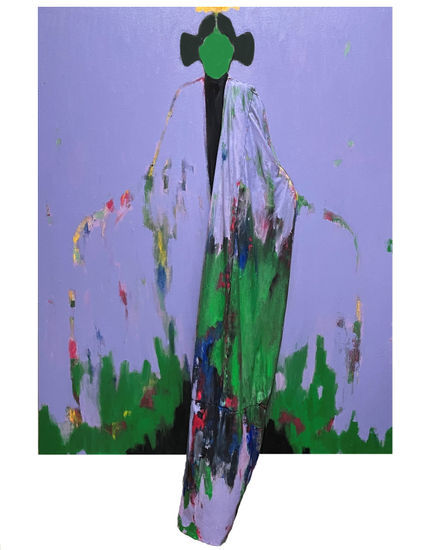 The Alienation Mixed media Canvas Figure Painting