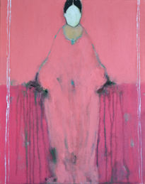 Pink figurative...