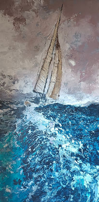 Velero desde la estela