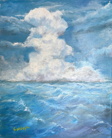 Thunderstorm Óleo Lienzo Paisaje