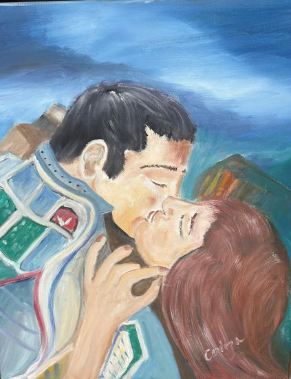 In love Óleo Lienzo Retrato