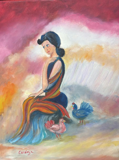 Kaleidoscopio Oil Canvas Figure Painting