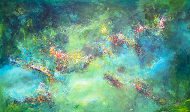 The Whisper of Chlorophyll - El susurro de la clorofila Acrylic Canvas Landscaping