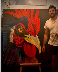Mirada de un gallo
