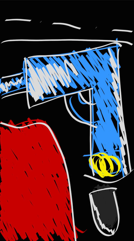 Gun blood