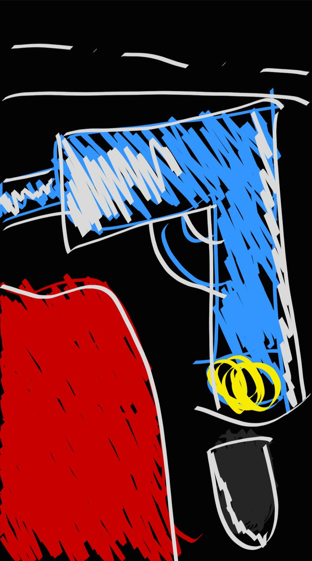 Gun blood