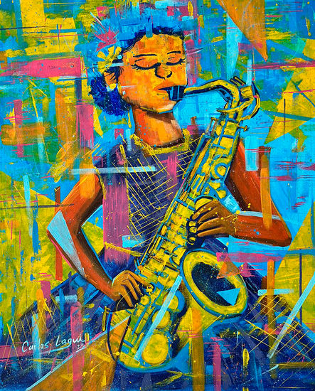 ALIENTO DE MI ALMA Acrylic Canvas Figure Painting