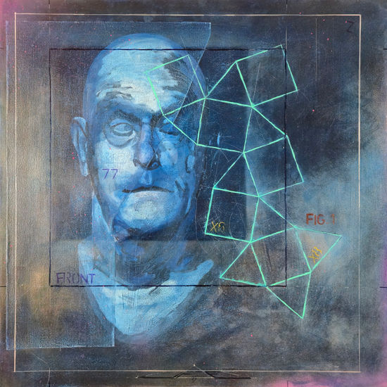 Cuboctahedron Mixed media Panel Portrait