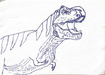 T rex Jurassic...