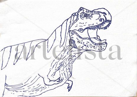 T rex Jurassic...