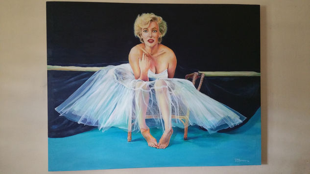 Marilyn Oil Canvas Figure Painting