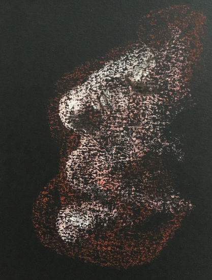 Claroscuro Pastel Paper Portrait