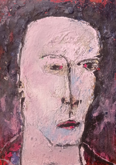 ESTUDIO DE TIRESIAS 3 Oil Paper Portrait