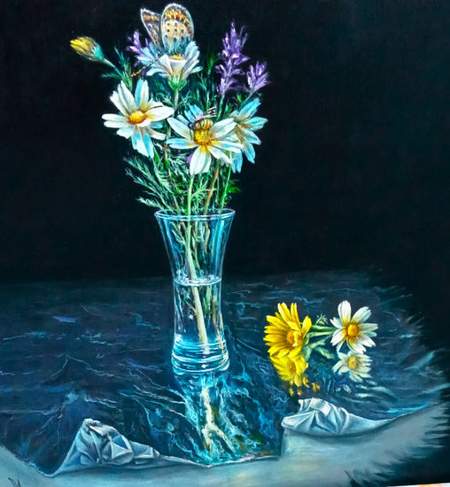 Margaritas Oil Canvas Still Life Paintings