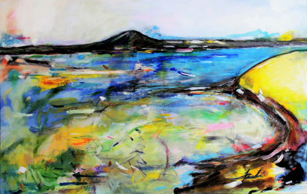 Fragmentos de horizonte. Media Mixta Lienzo Paisaje