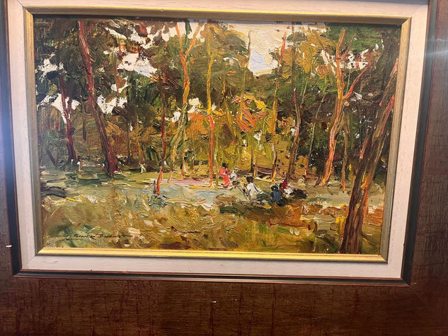 DÍA EN EL CAMPO Oil Canvas Landscaping