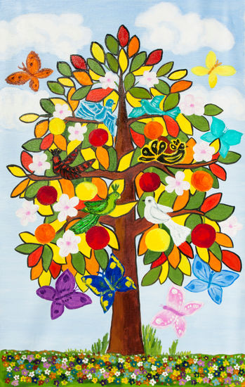 Tree of life Óleo Lienzo Paisaje