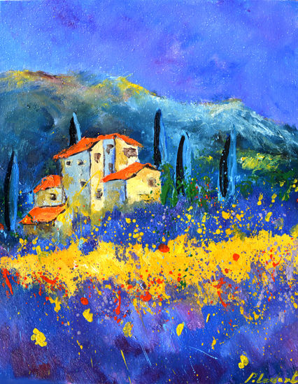 My provence Óleo Lienzo Paisaje