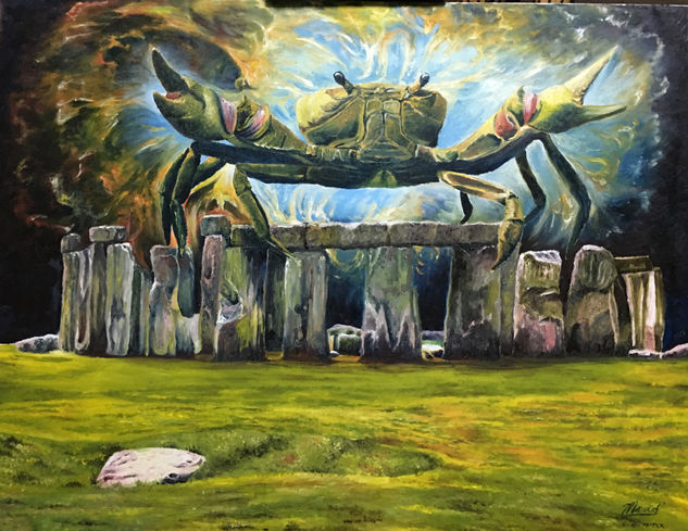 Constelación del Cangrejo Oil Canvas Landscaping
