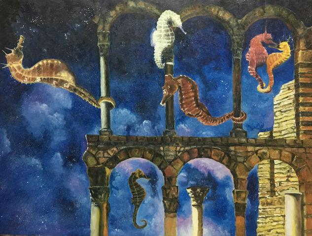 Juego de Niños Óleo Lienzo Animales