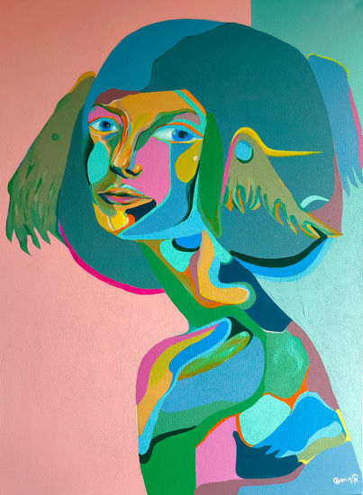 Brisa marina Acrílico Lienzo Retrato