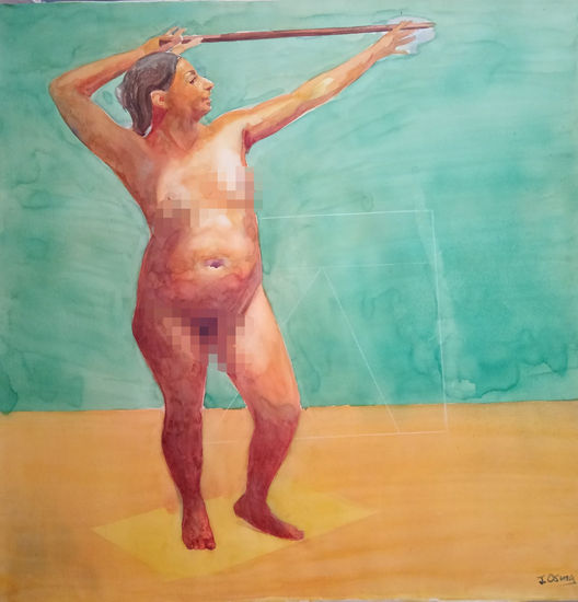 acuarela de Osuna Acuarela Papel Figura