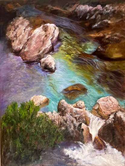 Rio Cares Oil Canvas Landscaping