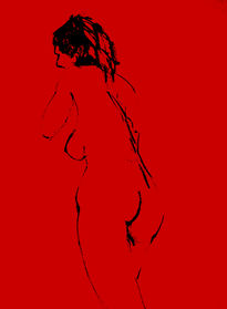 Desnudez en rojo