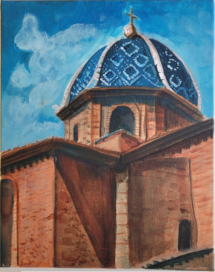 Iglesia de Nuestra Señora del Consuelo Altea Acrílico Lienzo Otros