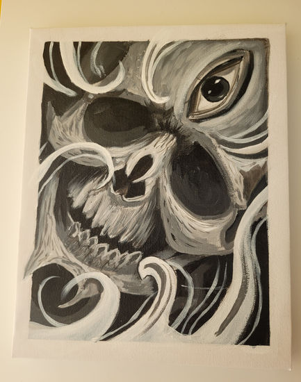 Shades Acrylic Canvas Figure Painting