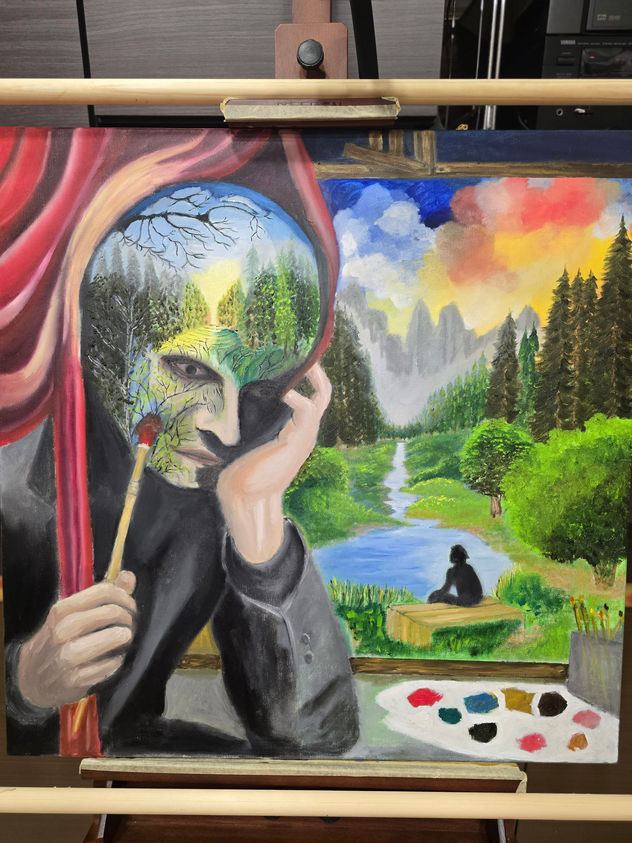 PINTOR ATORMENTADO POR SU OBRA