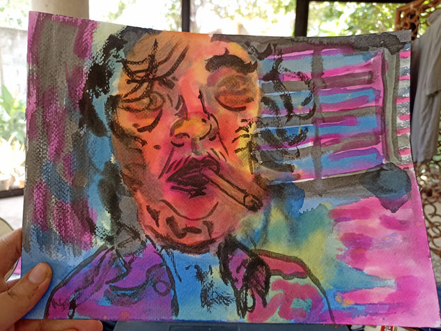 Gordo Ink Paper Portrait