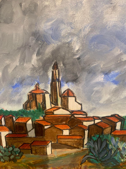 Cadaquès Acrylic Canvas Landscaping