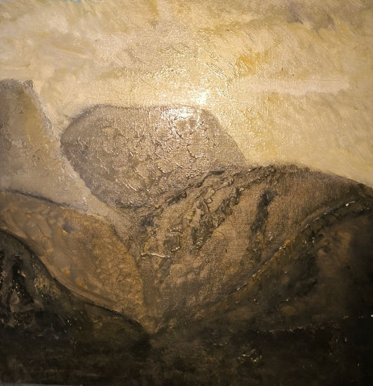 Colinas Soledad Óleo Lienzo Paisaje