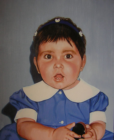 Cristina Oil Canvas Portrait