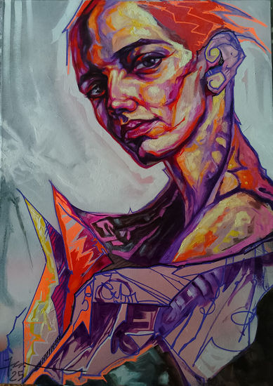 Electra Oil Canvas Figure Painting