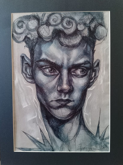 En La Mira Acrylic Card Portrait
