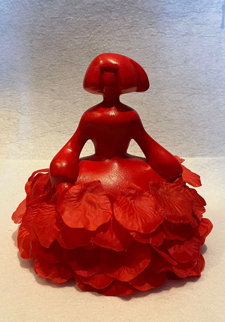 Menina petalos de amor